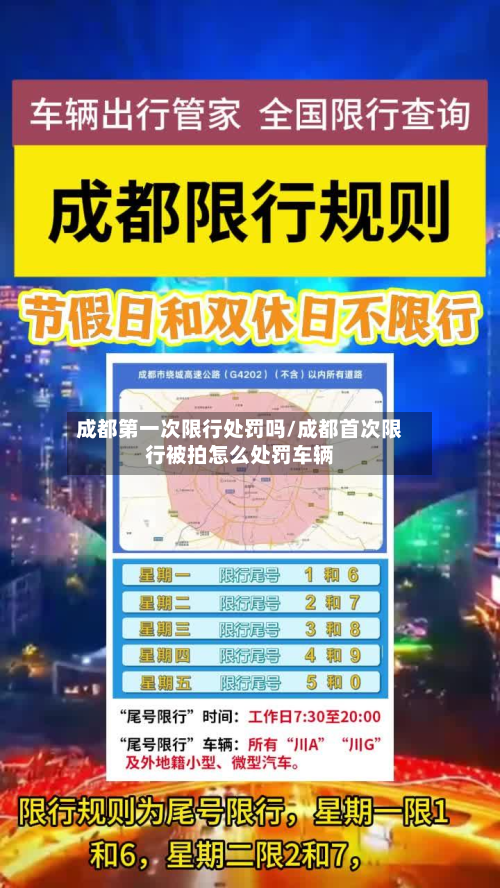 成都第一次限行处罚吗/成都首次限行被拍怎么处罚车辆