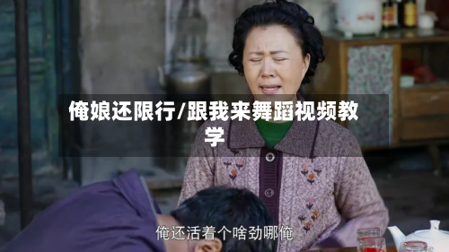 俺娘还限行/跟我来舞蹈视频教学-第2张图片