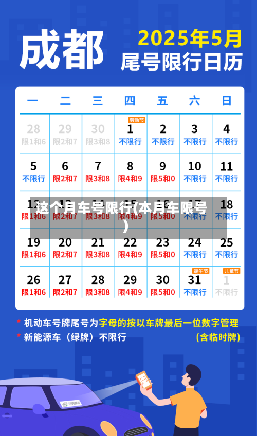 这个月车号限行(本月车限号)